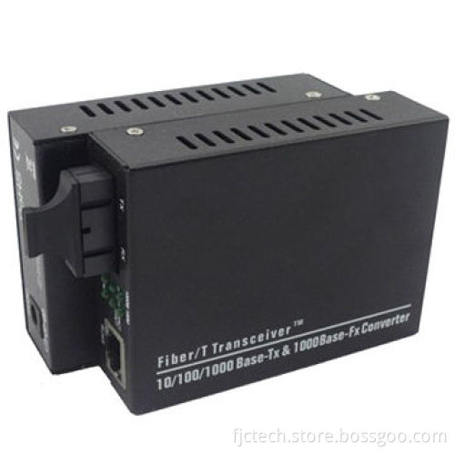 10/100M Single-mode Dual Fiber Media Converter, Supports Auto MDI/MDIX Crossover